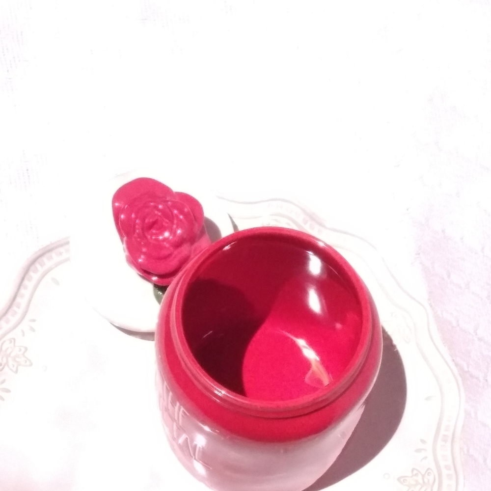 NWOT Rae Dunn Disney “Til The Last Petal Falls” Canister Beauty And The Beast - Picture 7 of 8